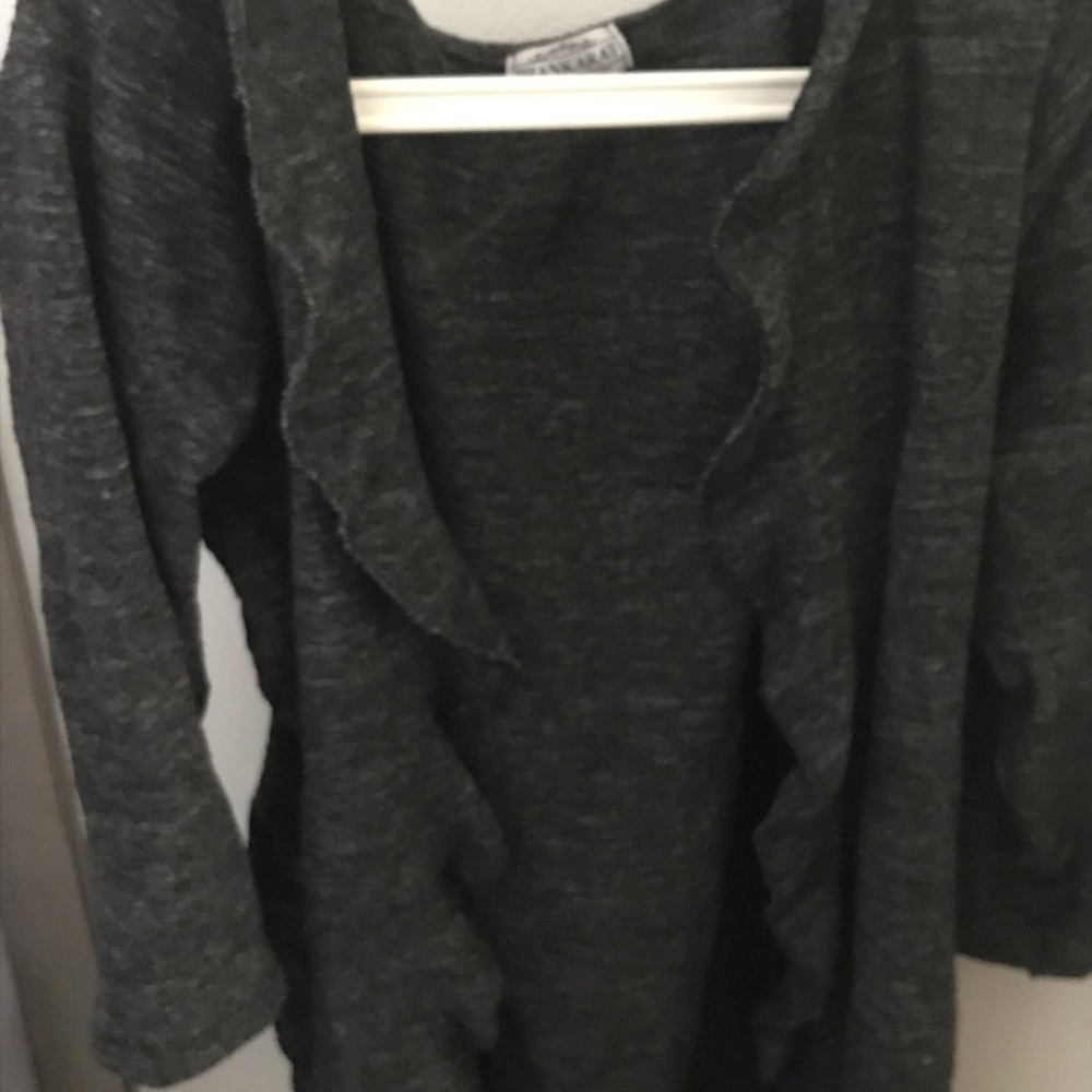 Grey cardigan